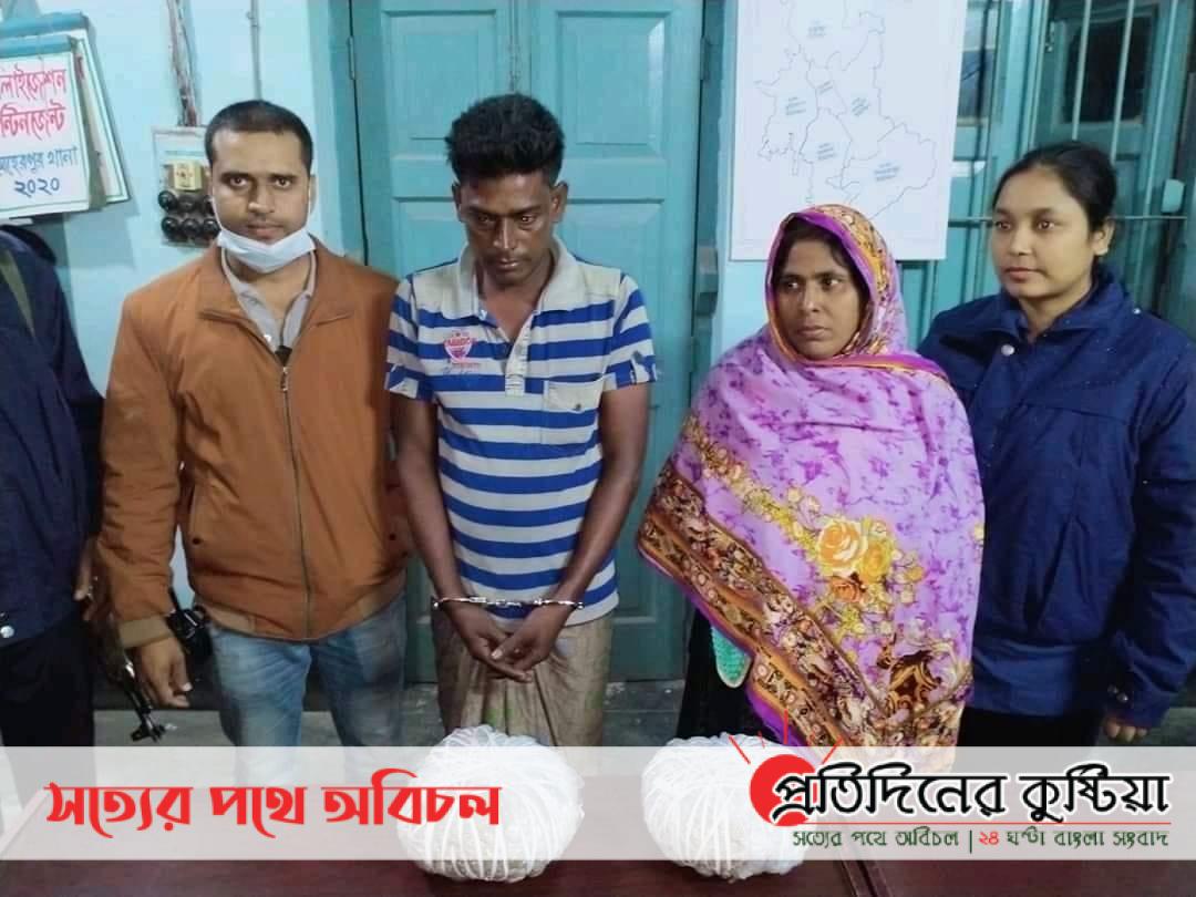মেহেরপুরে মহিলা মাদক ব্যবসায়ীসহ আটক-২