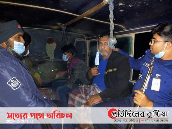 দৌলতপুরে মুদি দোকানি সহ তিন মাদকসেবীর জেল ও জরিমানা।
