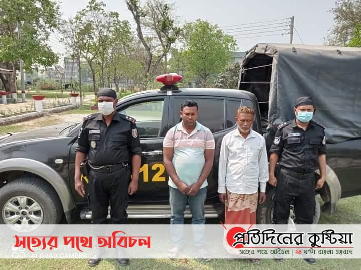 মেজর গাফফারুজ্জামানের নেতৃত্বে র‍্যাবের বিশেষ অভিযানে অস্ত্র,গুলি, হেরোইন ও গাঁজা সহ ২ জন গ্রেফতার