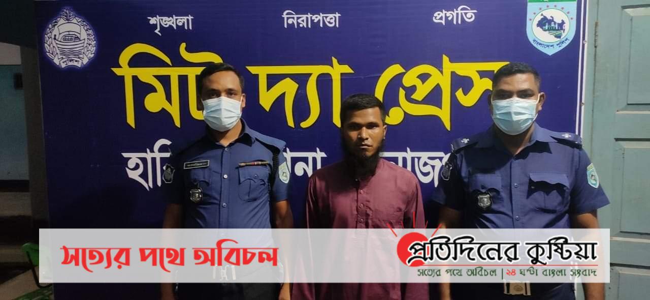 হাকিমপুরে ছাত্রকে বলাৎকারের অপরাধে মাদ্রাসার শিক্ষক গ্রেপ্তার