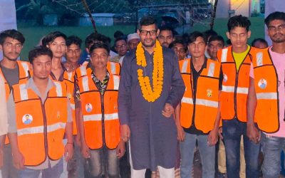 স্বাধীনের পরে এই প্রথম দলীয় স্বেচ্ছাসেবক  পূজা মন্দিরে বললেন পূজা উদযাপন কমিটির সাধারণ সম্পাদক মিলন 